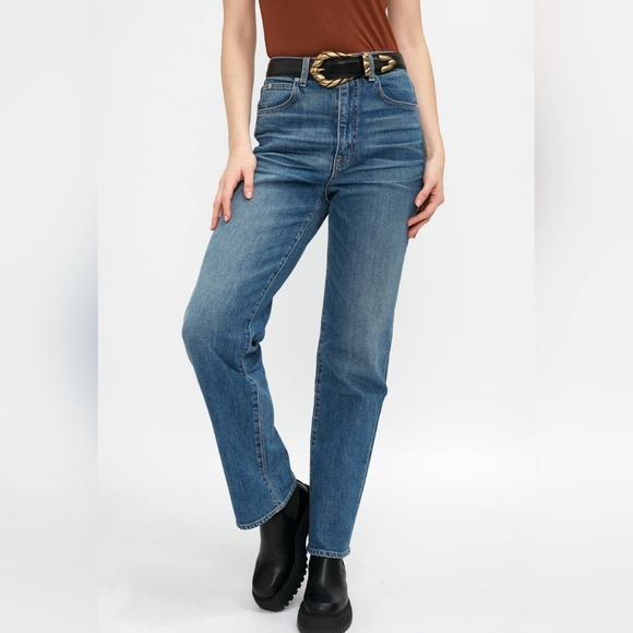 SLVRLAKE London Jeans in Monterey High rise straight leg Size 30 - Picture 4 of 16